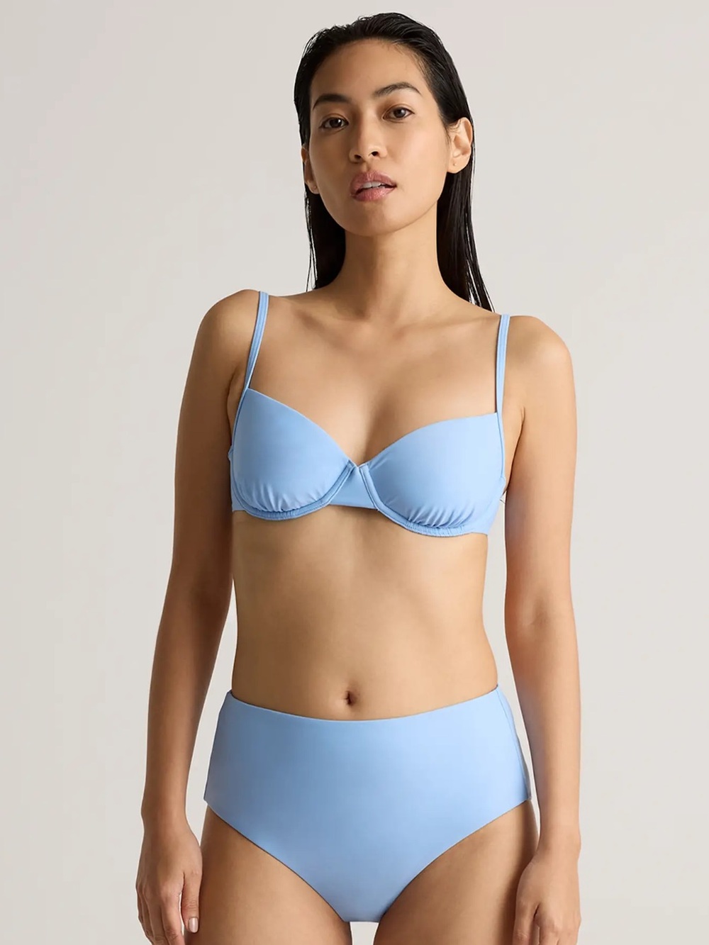 Quince Italian High-Rise Bikini Bottom
